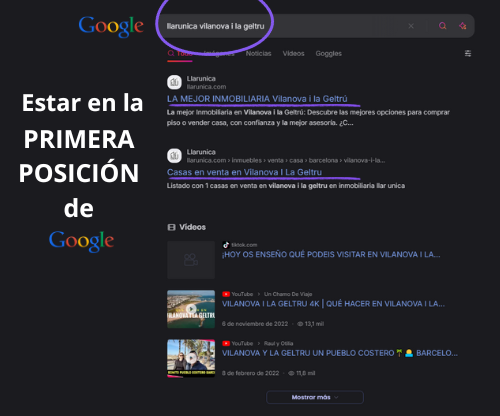 Nueva web profesional